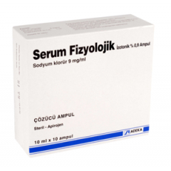 Enjeksiyonluk Serum Fizyolojik Su